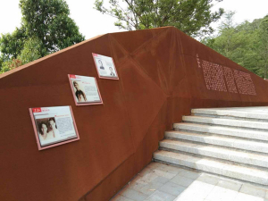 孟津耐候钢挡土墙
